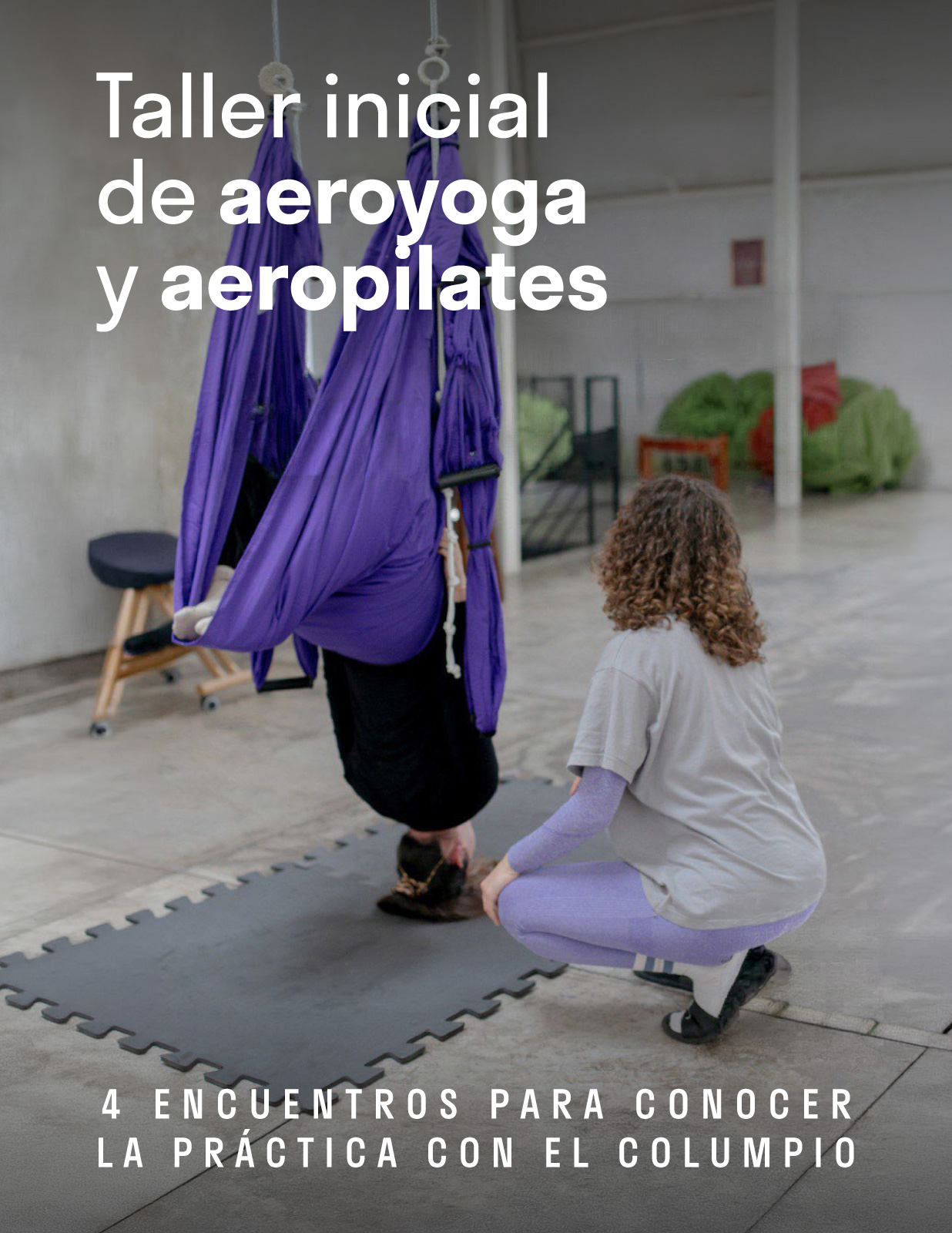 Taller inicial de aeroyoga y aeropilates